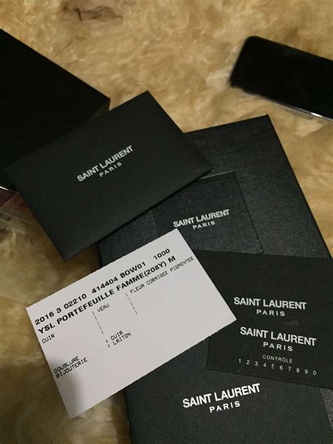 do ysl bags have authenticity cards|authentic ysl handbag.